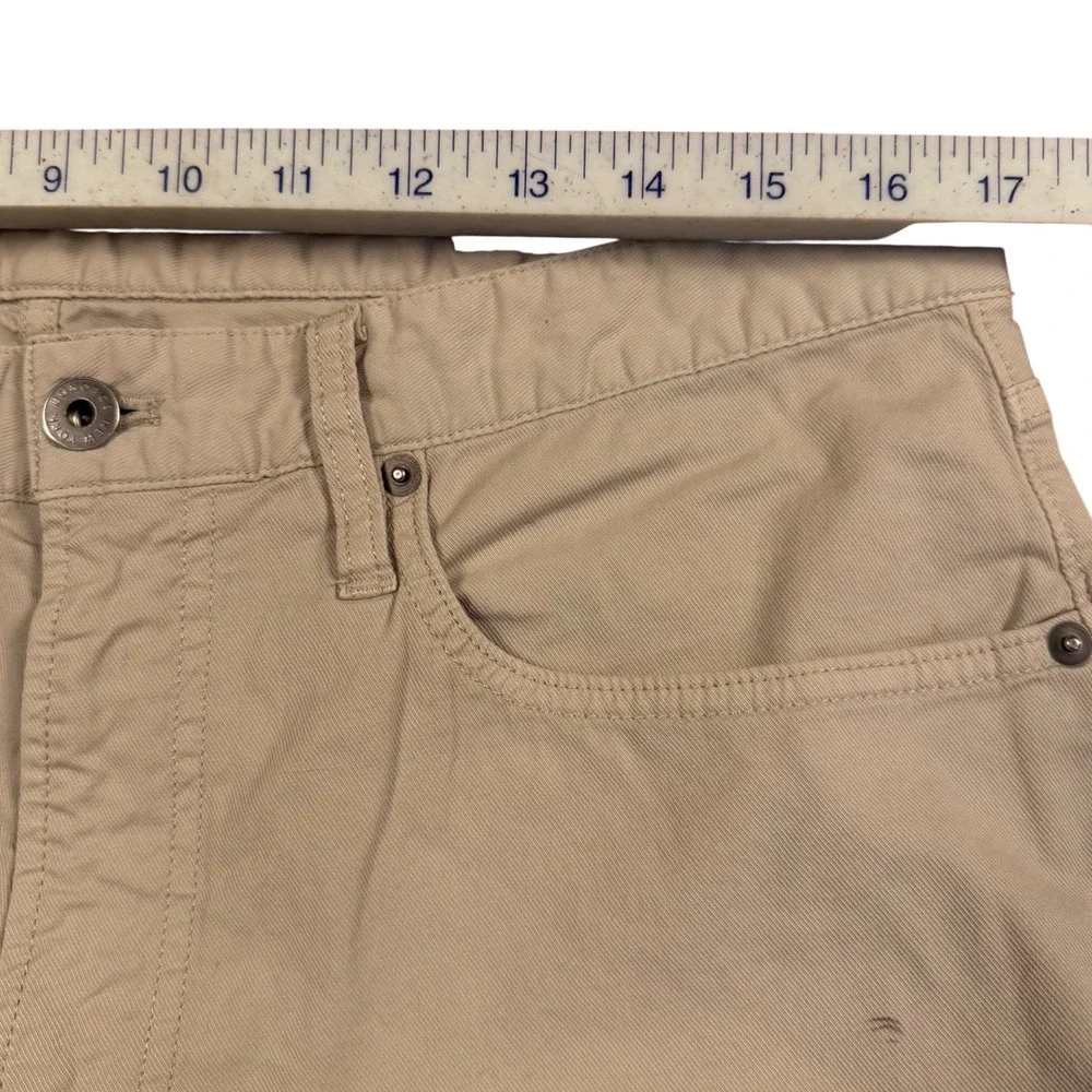 Bonobos Mens Stretch Cotton Chinos Khaki Tan Straight Leg‎ Pants 35x30 23713